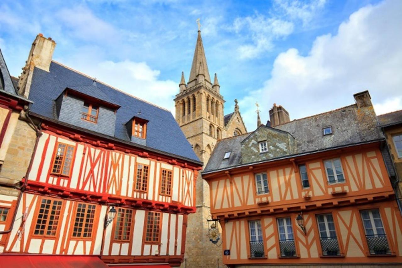 Studio Convivial En Plein Coeur Du Centre Historique De Vannes Lägenhet Exteriör bild